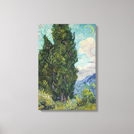 Toile Vincent van Gogh - Cyprès (Recto)