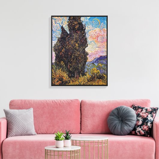 Toile Vincent Van Gogh - Cypress Fine Art Tree Lover (Insitu(Salon))