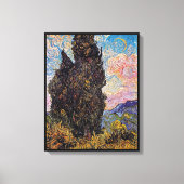Toile Vincent Van Gogh - Cypress Fine Art Tree Lover (Recto)
