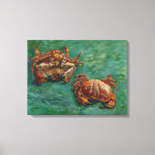 Toile Vincent Van Gogh, deux crabes (Recto)