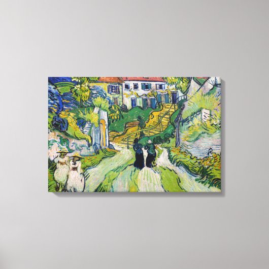 Toile Vincent van Gogh - Escalier à Auvers (Recto)