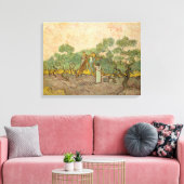 Toile Vincent van Gogh - Femmes cueillant des olives (Insitu(Salon))