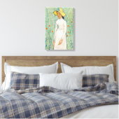 Toile Vincent van Gogh - Fille en Blanc (Insitu(Chambre))
