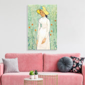 Toile Vincent van Gogh - Fille en blanc (Insitu(Salon))