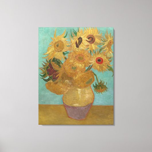 Toile Vincent Van Gogh - Fleurs de soleil (Recto)