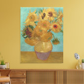 Toile Vincent Van Gogh - Fleurs de soleil (Insitu(Salon))