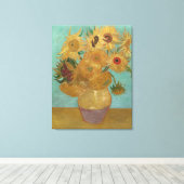 Toile Vincent Van Gogh - Fleurs de soleil (Insitu (Plancher de Bois))