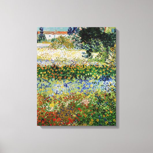 Toile Vincent van Gogh - Flower Garden (Recto)