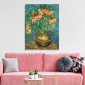Toile Vincent van Gogh - Fritillaires dans un vase de cu (Insitu(Salon))