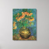 Toile Vincent van Gogh - Fritillaires dans un vase de cu (Recto)