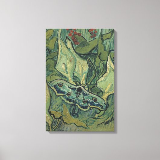 Toile Vincent van Gogh - Grand Moth Peacock (Recto)