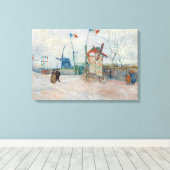 Toile Vincent van Gogh - Impasse des Deux Frères (Insitu (Plancher de Bois))
