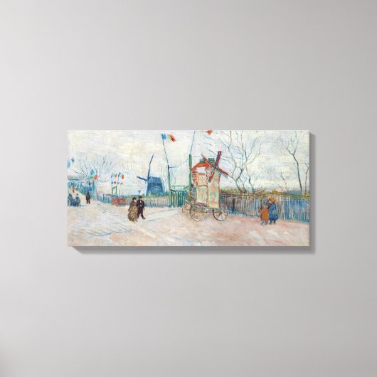 Toile Vincent van Gogh - Impasse des Deux Frères (Recto)