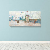 Toile Vincent van Gogh - Impasse des Deux Frères (Insitu (Plancher de Bois))