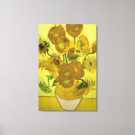 Toile vincent van gogh impressionniste tournesol fine ar (Recto)