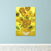 Toile vincent van gogh impressionniste tournesol fine ar (Insitu (Plancher de Bois))