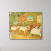 Toile Vincent van Gogh - Intérieur d'un restaurant (Recto)