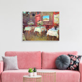 Toile Vincent Van Gogh - Intérieur D'Un Restaurant (Insitu(Salon))