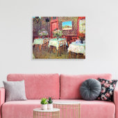 Toile Vincent Van Gogh - Intérieur d'un restaurant (Insitu(Salon))