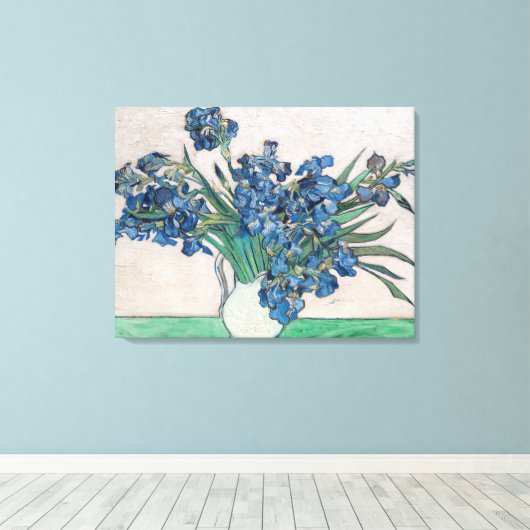 Toile Vincent van Gogh - Irises (Insitu (Plancher de Bois))
