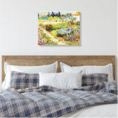 Toile Vincent van Gogh - Jardin à Arles (Insitu(Chambre))