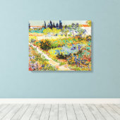 Toile Vincent van Gogh - Jardin à Arles (Insitu (Plancher de Bois))