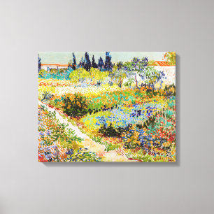 Toile Vincent van Gogh - Jardin à Arles