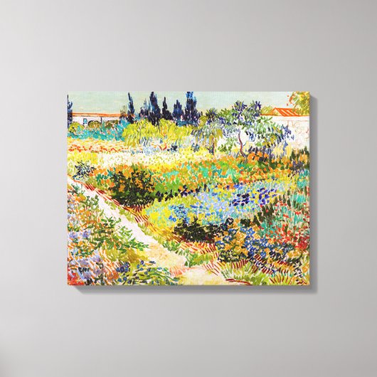 Toile Vincent van Gogh - Jardin à Arles (Recto)