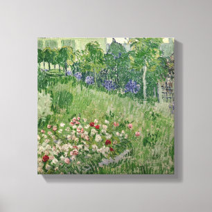 Toile Vincent van Gogh Jardin de Daubigny, 1890
