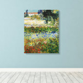 Toile Vincent van Gogh - Jardin en fleurs (Insitu (Plancher de Bois))