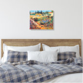 Toile Vincent Van Gogh - Jardin Fleuri avec sentier (Insitu(Chambre))