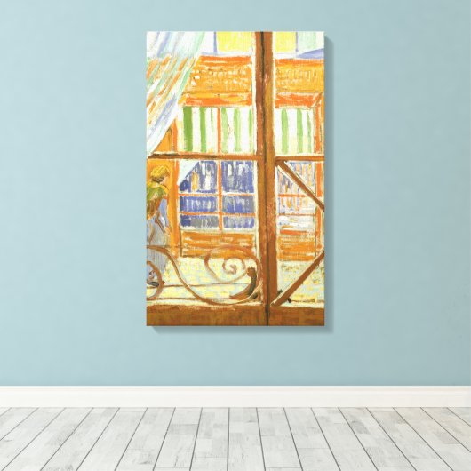 Toile Vincent van Gogh - La devanture d'une boucherie (Insitu (Plancher de Bois))