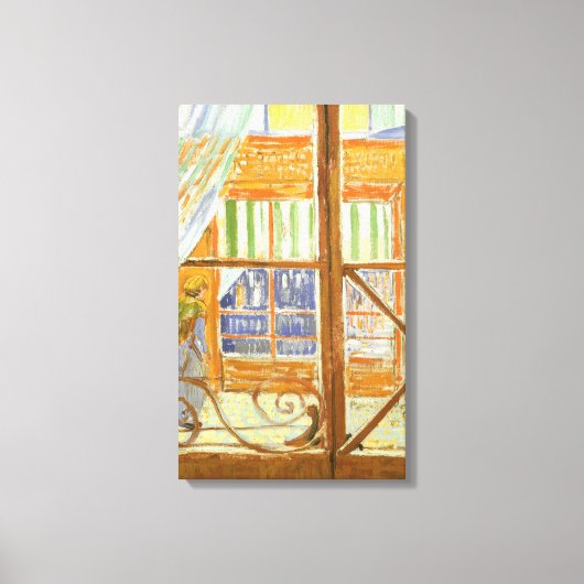 Toile Vincent van Gogh - La devanture d'une boucherie (Recto)