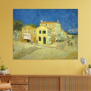 Toile Vincent van Gogh - La maison jaune