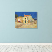 Toile Vincent van Gogh - La Maison Jaune / La Rue (Insitu (Plancher de Bois))