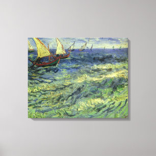 Toile Vincent van Gogh - La mer à Saintes Maries