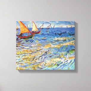 Toile Vincent Van Gogh - La Mer à Saintes-Maries