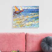 Toile Vincent Van Gogh - La Mer Aux Saintes Maries (Insitu(Salon))