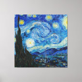 Toile Vincent Van Gogh La Nuit étoilée (Recto)