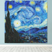 Toile Vincent Van Gogh La Nuit étoilée (Insitu (Plancher de Bois))