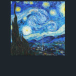 Toile Vincent Van Gogh La Nuit étoilée<br><div class="desc">Vincent Van Gogh's The Starry Night Detail</div>