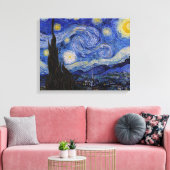 Toile Vincent Van Gogh - La nuit étoilée (Insitu(Salon))