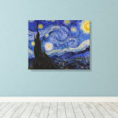 Toile Vincent Van Gogh - La nuit étoilée (Insitu (Plancher de Bois))