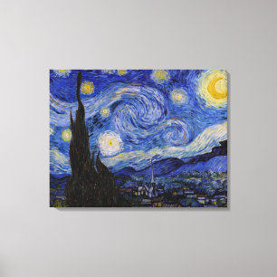 Toile Vincent Van Gogh - La nuit étoilée