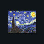 Toile Vincent Van Gogh - La Nuit étoilée Extra Large<br><div class="desc">Vincent Van Gogh's The Starry Night. Huile sur toile de 1889, Starry Night a été peint tandis que Van Gogh était dans l'asile à Saint-Rémy, France, et est considéré comme l'un de ses plus grands chefs-d'oeuvre. Même s'il s'agit d'une scène nocturne, elle a été peinte pendant la journée et représente...</div>