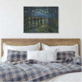 Toile Vincent Van Gogh, La nuit étoilée sur le Rhône (Insitu(Chambre))