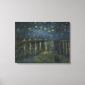 Toile Vincent Van Gogh, La nuit étoilée sur le Rhône (Recto)
