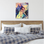 Toile Vincent Van Gogh - La Pieta - Jésus & Vierge Marie (Insitu(Chambre))