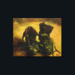 Toile Vincent van Gogh - La vie morte avec une paire de<br><div class="desc">A Pair of Shoes (1886) de Vincent van Gogh est un Post impressionnisme vintage de peinture d'art mortel. Une vie morte d'une vieille paire de chaussures paysannes ou de bottes ouvrières. À propos de l'artiste : Vincent Willem van Gogh (1853-1890) était un peintre impressionniste dont l'oeuvre était la plus remarquable...</div>