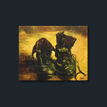 Toile Vincent van Gogh - La vie morte avec une paire de<br><div class="desc">A Pair of Shoes (1886) de Vincent van Gogh est un Post impressionnisme vintage de peinture d'art mortel. Une vie morte d'une vieille paire de chaussures paysannes ou de bottes ouvrières. À propos de l'artiste : Vincent Willem van Gogh (1853-1890) était un peintre impressionniste dont l'oeuvre était la plus remarquable...</div>